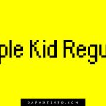 Apple Kid Font Dafontinfo.com