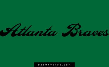 Atlanta Braves Font Dafontinfo.com