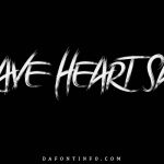 Brave Heart Sans Font Dafontinfo.com
