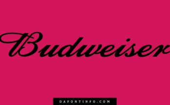 Budweiser Font Dafontinfo.com