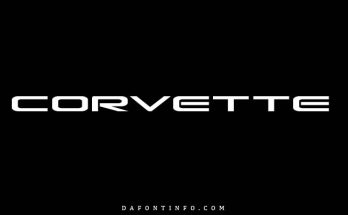 Corvette Font Dafontinfo.com