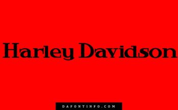 Harley Davidson font name Dafontinfo.com