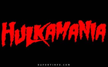 Hulkamania Font Dafontinfo.com