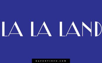 La La Land Font Dafontinfo.com