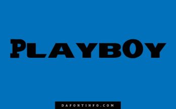 Playboy font Dafontinfo.com