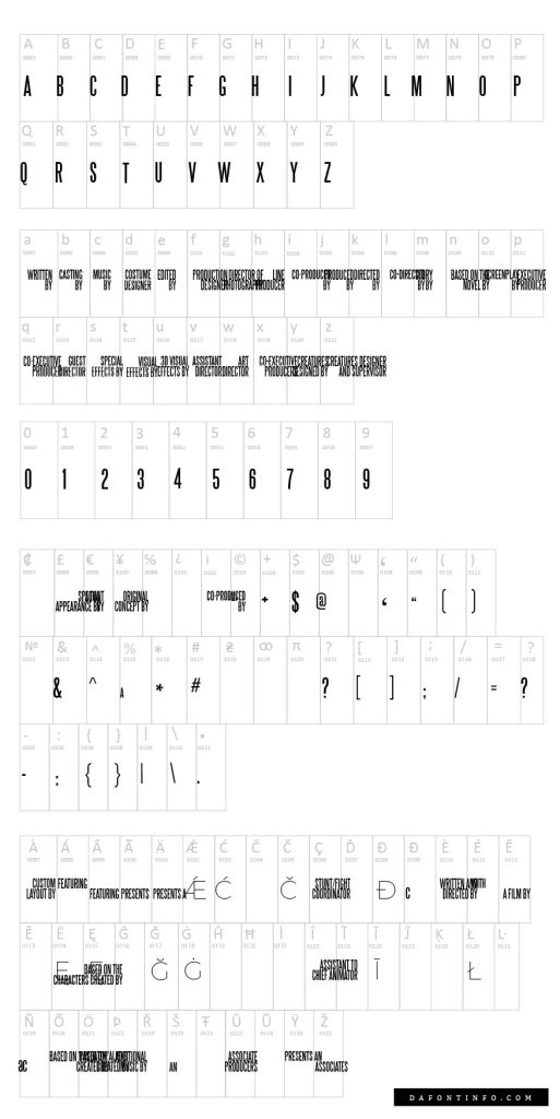 Steel Tongs Font Guide Dafontinfo.com