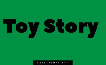 Toy Story Font Dafontinfo.com