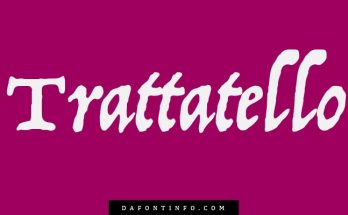 Trattatello Font Dafontinfo.com