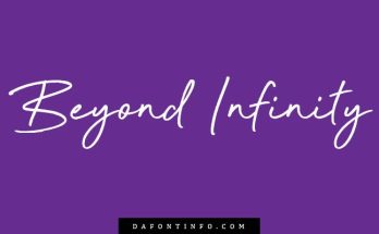 Beyond Infinity Font Dafontinfo.com