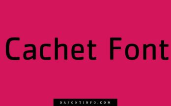 Cachet Font Dafontinfo.com