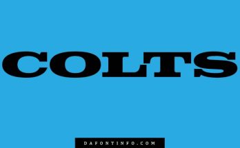 Colts Font Dafontinfo.com