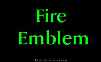 Fire Emblem Font Dafontinfo.com