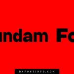Gundam Font Dafontinfo.com