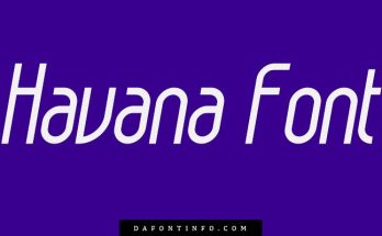 Havana Font Dafontinfo.com