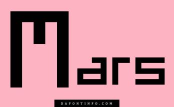 Mars Font Dafontinfo.com