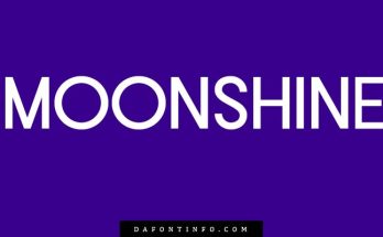 Moonshine Font Dafontinfo.com