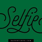 Selfie Font Dafontinfo.com