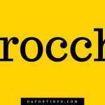 Trocchi Font Dafontinfo.com